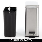 mDesign Pedal Bin — Waste Bin - Image 4