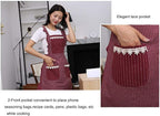 Cute Apron for Women with Pockets, Comfortable Kitchen Apron - Image 3
