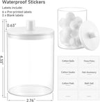 TIPGO Glass Qtip Holder Dispenser - Image 3