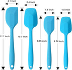 Silicone Spatulas Set, Rubber Spoon Spatula Heat Resistant Spoonula One Piece - Image 7