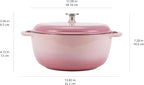 Amazon Basics Enameled Cast Iron Dutch Oven Pot - Image 4