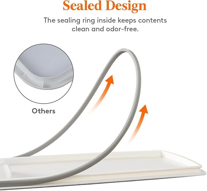 Lifewit Rice Dispenser 25 Lbs, Rice Storage Container Sealed Moisture Proof - Image 8
