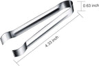 Gejoy 12 Pieces Sugar Ice Tongs Stainless Steel Mini Serving Appetizers Small - Image 2