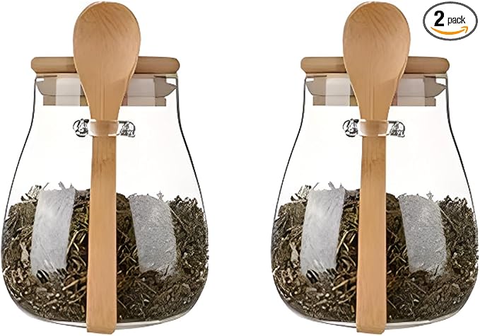 Airtight glass jar storage container by DNIENKGE