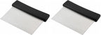 Winco Plastic Handle Winware Stainless Steel Dough Scraper 6 x 3 inches by Winco