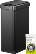 EKO Phantom-T 13.2 Gallon/ 50L Automatic Sensor Kitchen Trash Can, Slim by EKO