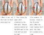 Cute Tomato Shape 360 Degree Rotating Kitchen Cooking Timer Kitchen Craft - Image 6