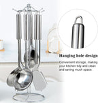 5 PCS Cooking Utensils Set Stainless Steel Kitchen Utensils Gadgets Resistant - Image 7