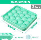 Webake 2 Pack Sphere Ice Cube Trays - Image 2