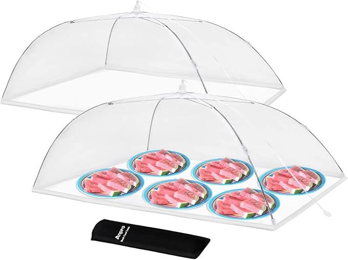 Anpro Food Covers for Outdoors, Pop-Up Mesh Food Tents, Collapsible Reusable by HOME