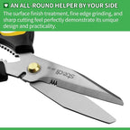 Stedi Scissors Heavy Duty 8-Inch, Sharp Stainless Steel Shears - Image 3