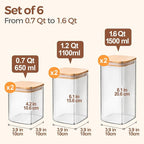 ComSaf Airtight Glass Storage Canister - Image 2