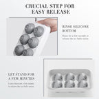 Round Ice Cube Mold with Lid - Image 6