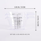2 Pack Small Measuring Cups, 2oz/60ml Mini Measuring Cup - Image 5