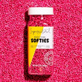 Supernatural Rosy Pink Softies Sprinkles, Dye-Free Vegan Dessert Decor, 3oz by Supernatural
