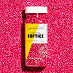 Supernatural Rosy Pink Softies Sprinkles, Dye-Free Vegan Dessert Decor, 3oz by Supernatural