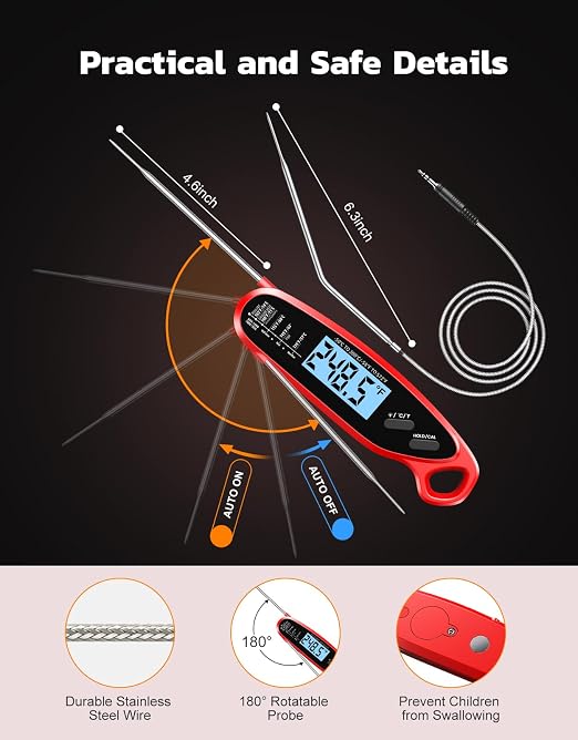 Instant Read Meat Thermometer Digital - Image 4