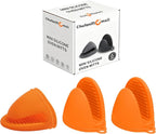 Oven Mitts Silicone Pot Holders Set Heat Resistant by ChufanMomsil