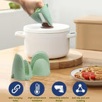 Mini Oven Gloves Silicone Heat Resistant Cooking Pinch Mitts Potholder - Image 5