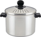 Farberware 70755 Classic Series Stainless Steel 8-Quart Covered Straining by Farberware