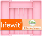 Lifewit Silverware Drawer Organizer, Expandable Utensil Tray by Lifewit