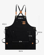 Syntus Chef Apron for Men Women Kitchen Cooking Apron - Image 2