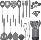 Silicone Cooking Utensil Set, Fungun Non-stick Kitchen Utensil 24 Pcs Cooking by Home