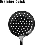 304 Stainless Steel Skimmer Spoon, 14.17" Slotted Strainer Spoon - Image 3