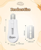 Bread Lame with Magnetic Push-Pull Design, Sourdough Scoring Tool with 5 - Image 2