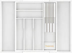 Bamboo Kitchen Drawer Organizer, Expandable Silverware Organizer - Image 2