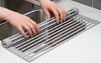 Surpahs 17.5 x 13.1 Inch Roll-Up Dish Drying Rack, Fits Across Sink Openings up - Image 9