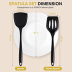 3 Pieces Silicone Spatula, Pacifier-Grade Silicone Spatulas Set Heat Resistant - Image 2