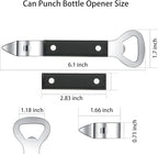 HANCELANT Can Punch Bottle Opener, Manual Stainless Steel Can Opener 2 Pack - Image 3