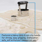 HULISEN Donut Cutter, 3.5 inch Stainless Steel Doughnut Cutter - Image 5