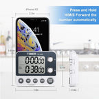 HomeMall Digital Kitchen Cooking Timer, Dual Count Up & Down - Image 4