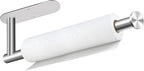 Paper Towel Holder, Self Adhesive or Drilling Paper Towel Holder Under Cabinet by ProvideThePerfectChoice