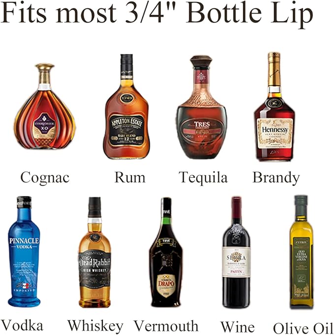 Pafusen 24 Pack Liquor Bottle Pourers, Liquor Pour Spout - Image 6