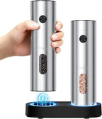 Electric Salt and Pepper Grinder Set by Ringco