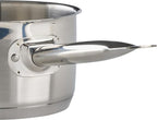 Winco Heavy-Duty Stainless Steel Sauce Pan - Image 4