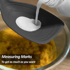2 Pack Large Silicone Cooking Spoon, Non-Stick Slotted and Solid Spoon set - Image 5
