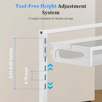 Petiza Metal Under Sink Organizer, Pull Out Cabinet Organizer Rack - Image 5