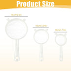 3PCS Plastic Nylon Strainer Set, 3 Sizes Ultra Fine Mesh Strainer - Image 2