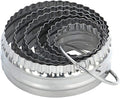Fluted Cookie Cutters- Round Biscuit Cutters Set of 6 Pieces, Double Sided by SurgeHai