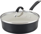 Rachael Ray Cucina Ceramic Nonstick Saute Pan by RachaelRayKitchenware