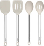 Vayvnt 4 Pieces Silicone Kitchen Spatula Utensils Set, Silicone Cooking Utensils by Vayvnt