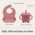 Silicone Baby Feeding Set | Baby Led Weaning Supplies Includes Suction Bowls - Image 5