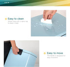 FDW | 13 Gallon Trash Can with Lid | Blue | Fingerprint-Proof | Made of Brushed - Image 5