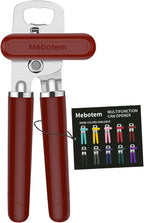 Mebotem 10 Colors Can Opener Manual Handheld Heavy Duty Hand Can Opener Smooth by Mabotem