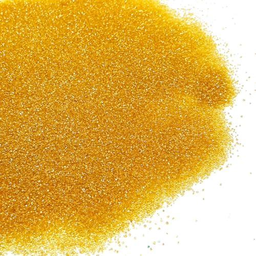 Edible Gold Sanding Sugar Sprinkles 142g/ 5.01oz Sugar Crystals for Cake Decorating Candy Baking Decorations Ice Cream Toppings and Cupcake Decorating for Valentines Halloween Christmas - Image 4