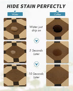 AMOAMI Coffee Mat Hide Stain Rubber Backed Absorbent Dish Drying Mat - Image 2